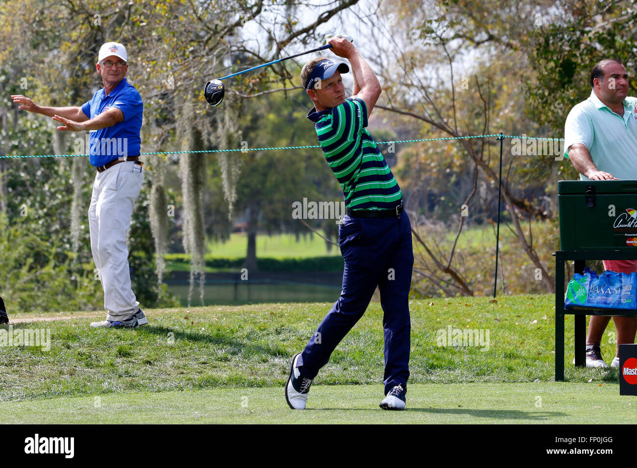 Orlando, Florida. 16. März 2016. Luke Donald, englischer Golfer spielen bei der Arnold Palmer Invitational Golfturnier im Bay Hill Golf Club, Orlando, Florida-Credit: Findlay/Alamy Live News Stockfoto