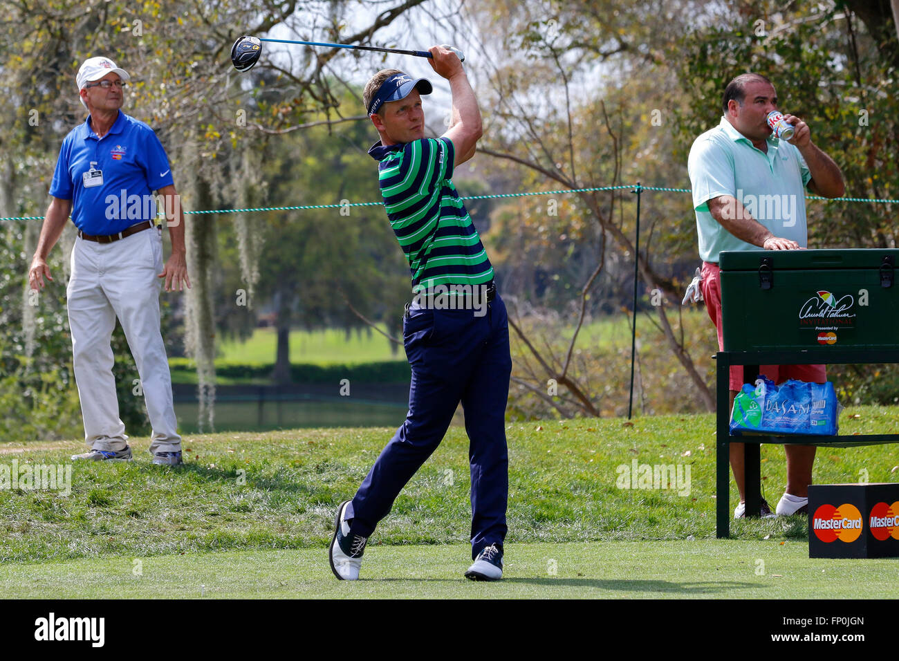 Orlando, Florida. 16. März 2016. Luke Donald, englischer Golfer spielen bei der Arnold Palmer Invitational Golfturnier im Bay Hill Golf Club, Orlando, Florida-Credit: Findlay/Alamy Live News Stockfoto