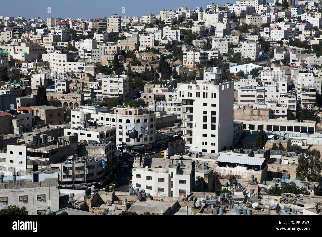 HEBRON, PALESTINA - 7. Dezember 2013, Hebron, Palestina. Hebron ist der heißeste Punkt des jüdisch - muslimischen Konflikt. Jüdisches Viertel Stockfoto