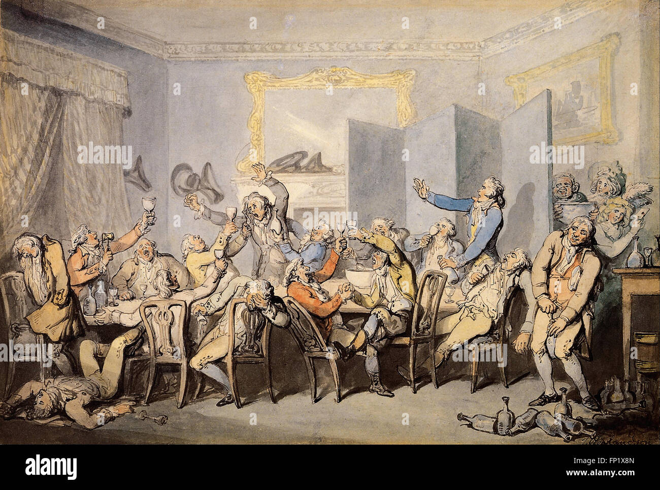 Thomas Rowlandson - brillanten Stockfoto