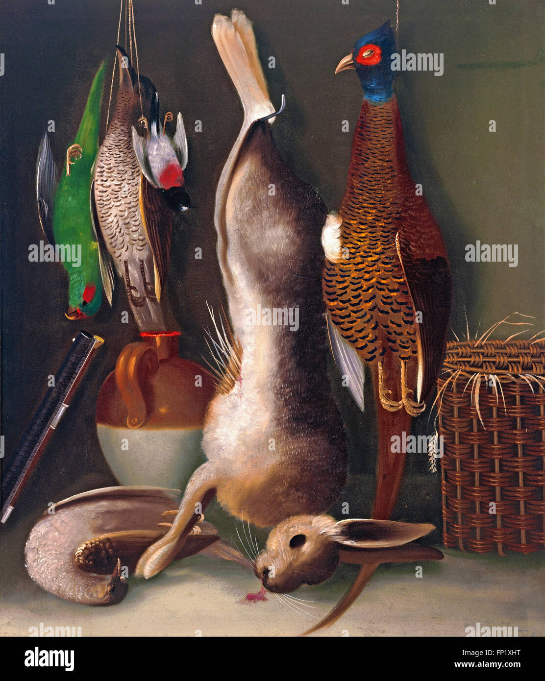 W.b. Gould - Stillleben mit Spiel Stockfoto