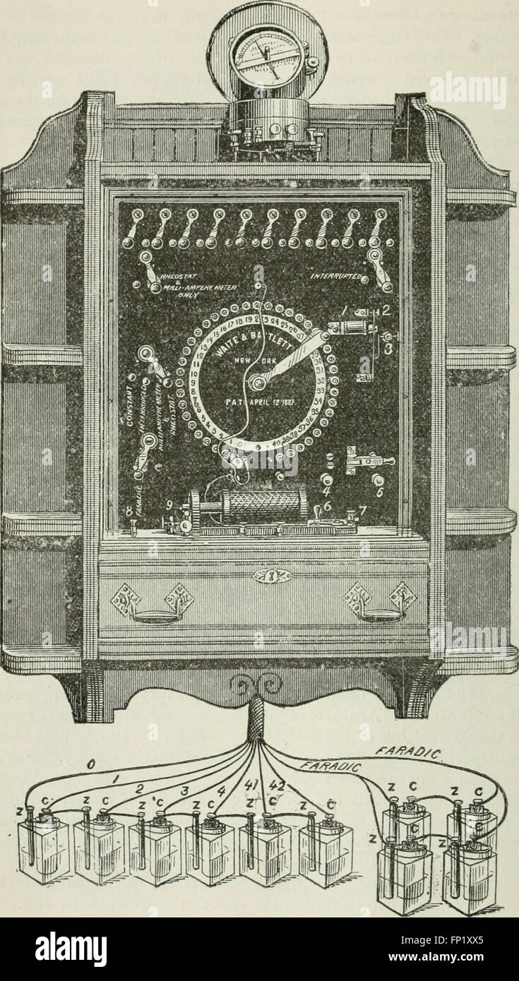 Vorträge über nervöse Krankheiten aus der Sicht der zerebralen und spinalen Lokalisierung und die späteren Methoden in der Diagnose und Behandlung dieser Erkrankungen (1888) Stockfoto