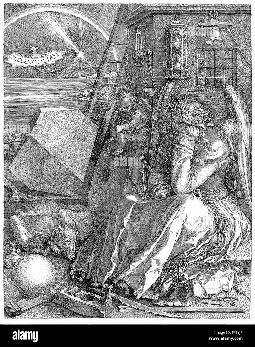 Albrecht Dürer - Melencolia ich Stockfoto