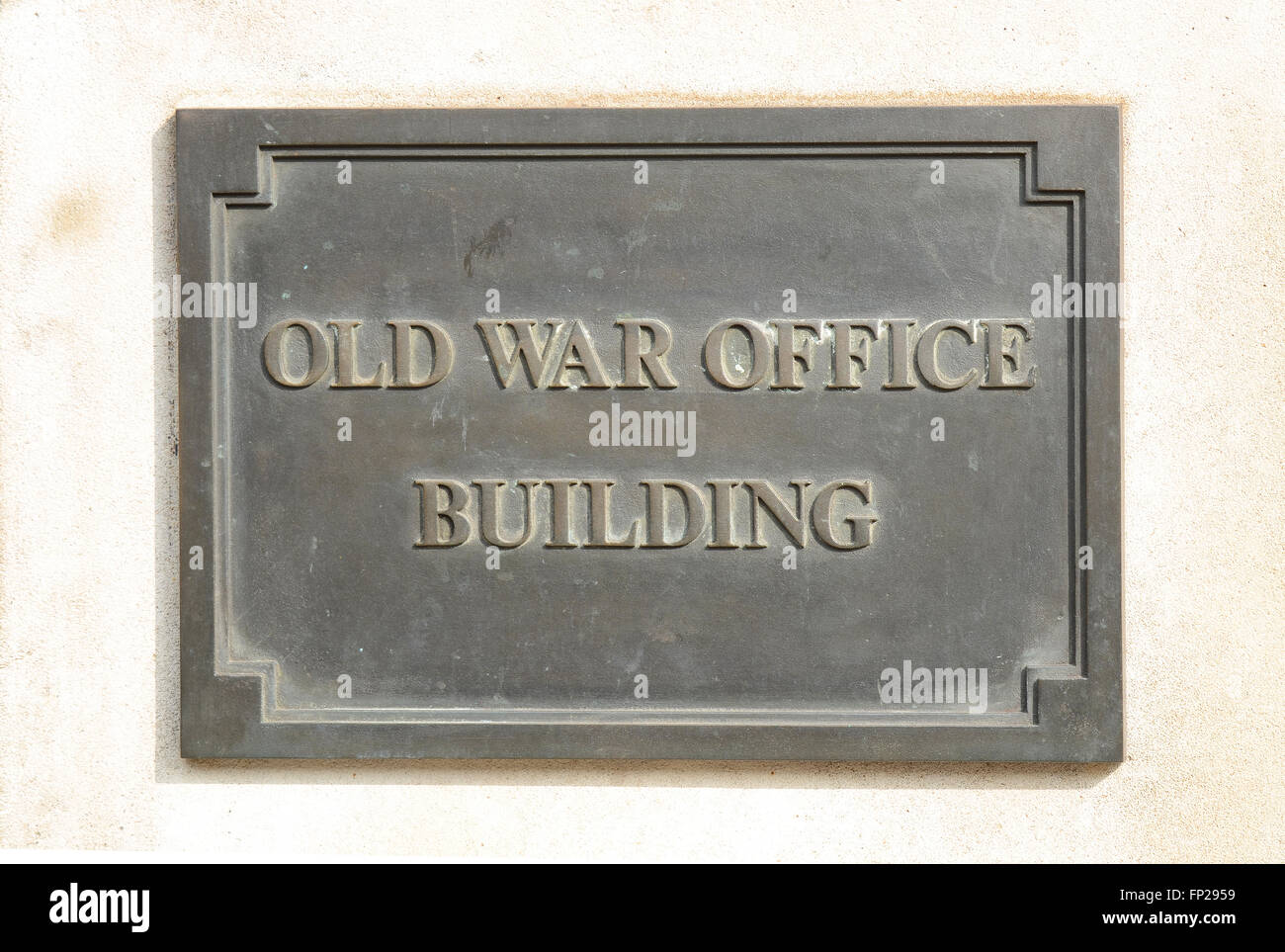 Der Krieg Bürogebäude. Einst admin Krieg Bürogebäude der Britischen Armee hat zu den indischen Hinduja Gruppe für Entwicklung in einem Hotel verkauft. Stockfoto