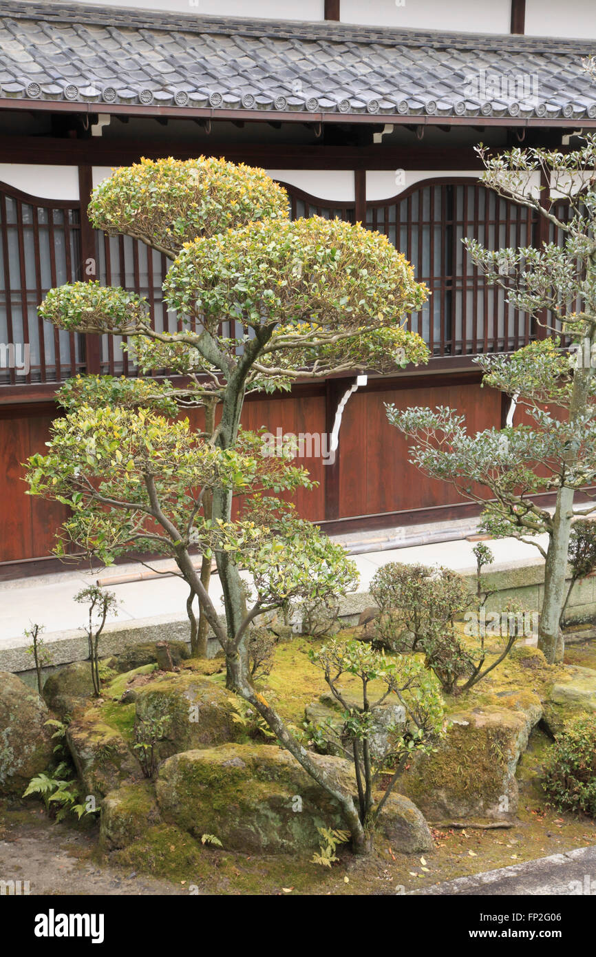 Japan; Seto City, Präfektur Aichi, Hosenji Tempel, Garten, Stockfoto