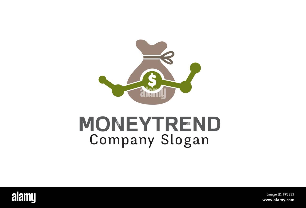 Geld-Trend-Design-Darstellung Stock Vektor
