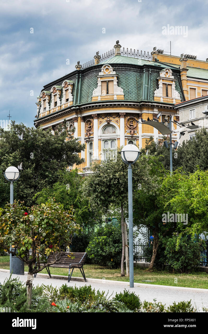 Palazzo Modello, Rijeka, Kroatien Stockfoto