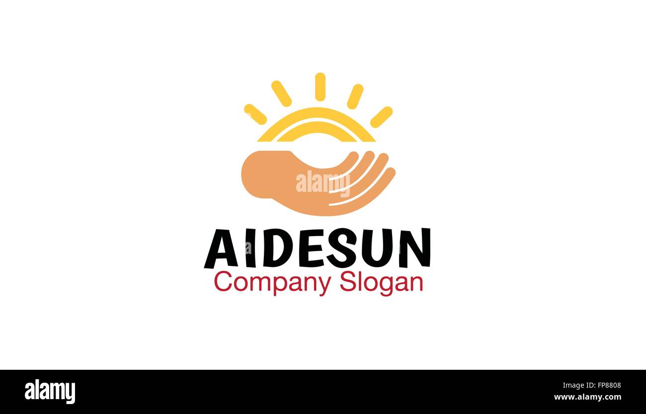 Aide Sun Design Illustration Stock Vektor