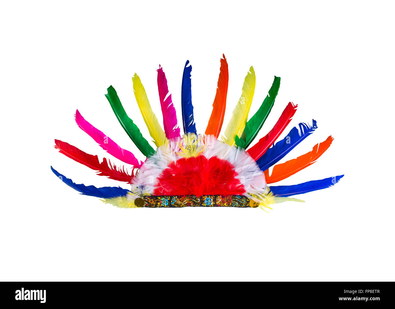 native American Indian chief Kopfschmuck Stockfoto