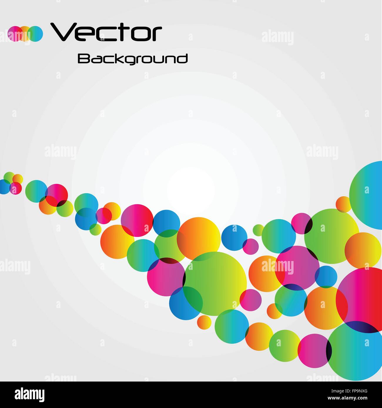 Abstrakte Rainbow Vector Hintergrund Stock Vektor