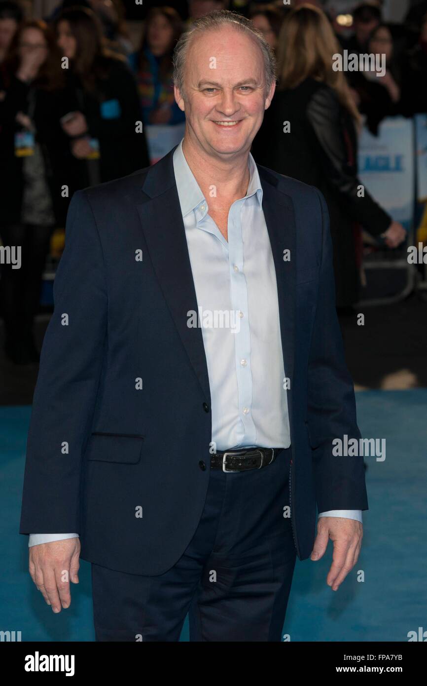 London, UK. 17. März 2016. Tim McInnerny im europäischen Film Premiere of'Eddie The Eagle "in London, Kredit 17.03.2016: Dpa picture-Alliance/Alamy Live News Stockfoto