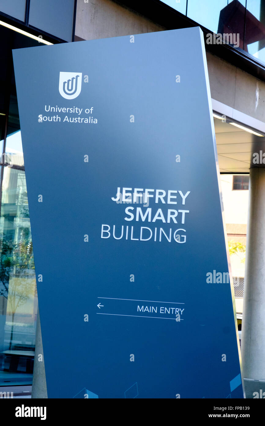 Die Architektur von der University of South Australia Stockfoto