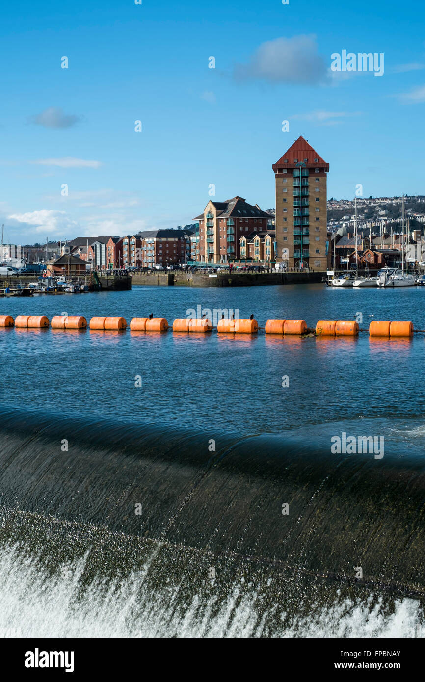 Swansea Marina South Wales UK Stockfoto