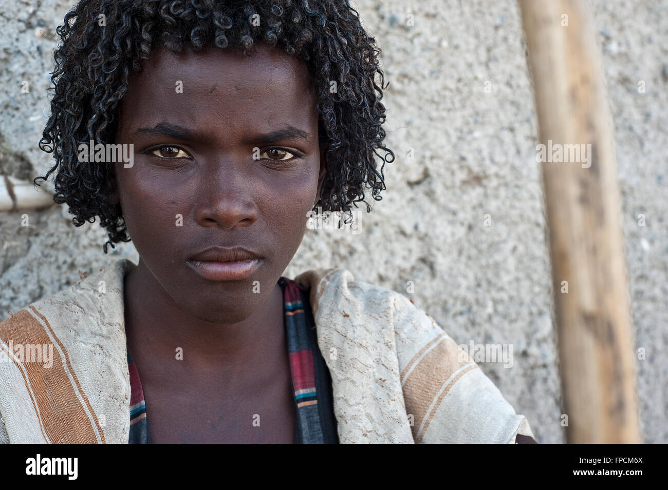 Junge aus der Afar-Stamm (Äthiopien) Stockfoto