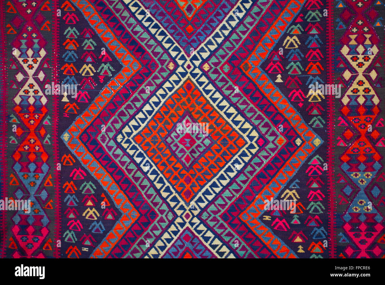 Armenischen traditionellen Teppich und Teppich Ornamenten und Mustern Stockfoto