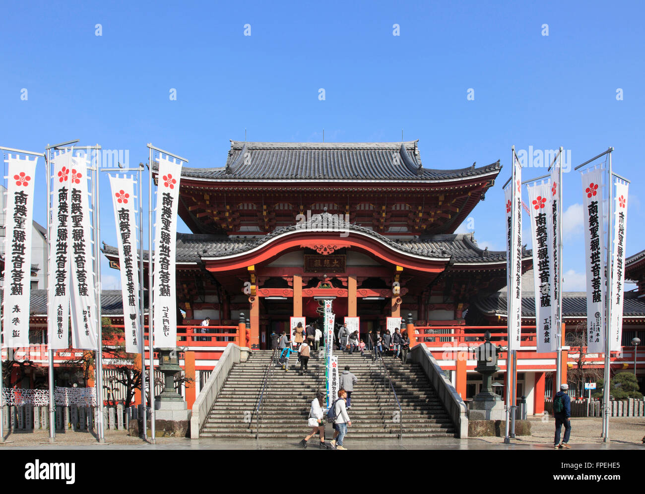 Japan, Nagoya, Osu Kannon Tempel, Stockfoto