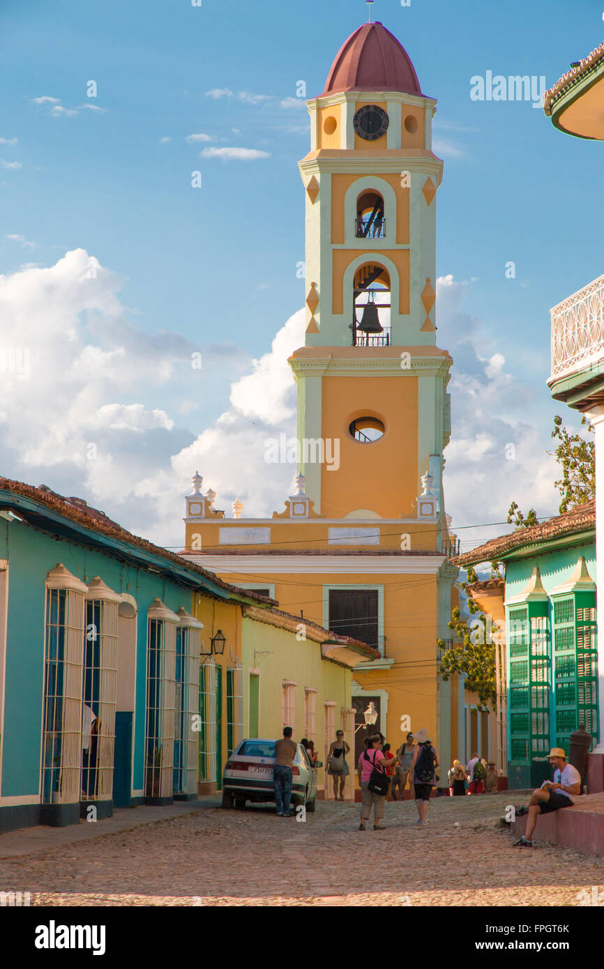 Nordamerika, Lateinamerika, Karibik, Kuba, Trinidad. Convento de San Francisco de Asi. Stockfoto