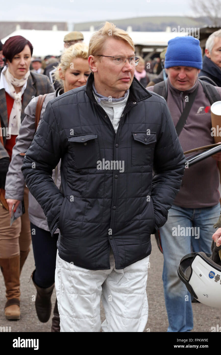 Chichester, UK. 19. März 2016. Goodwood 74. Mitgliederversammlung, ChichesterMika Häkkinen Credit: Oliver Dixon/Alamy Live-Nachrichten Stockfoto