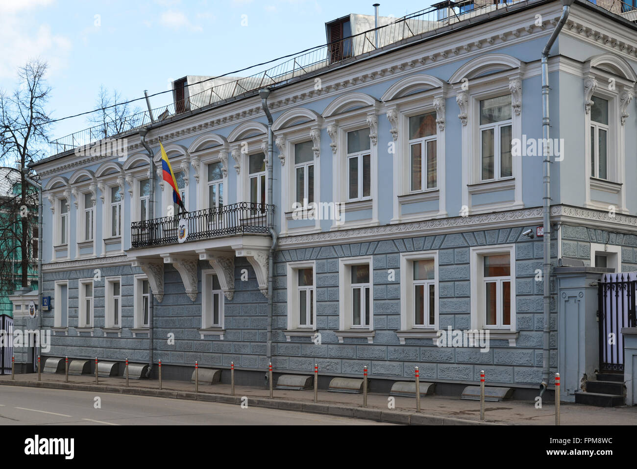 Botschaft von Ecuador in Gorokhovsky Lane in Moskau, Russland Stockfoto