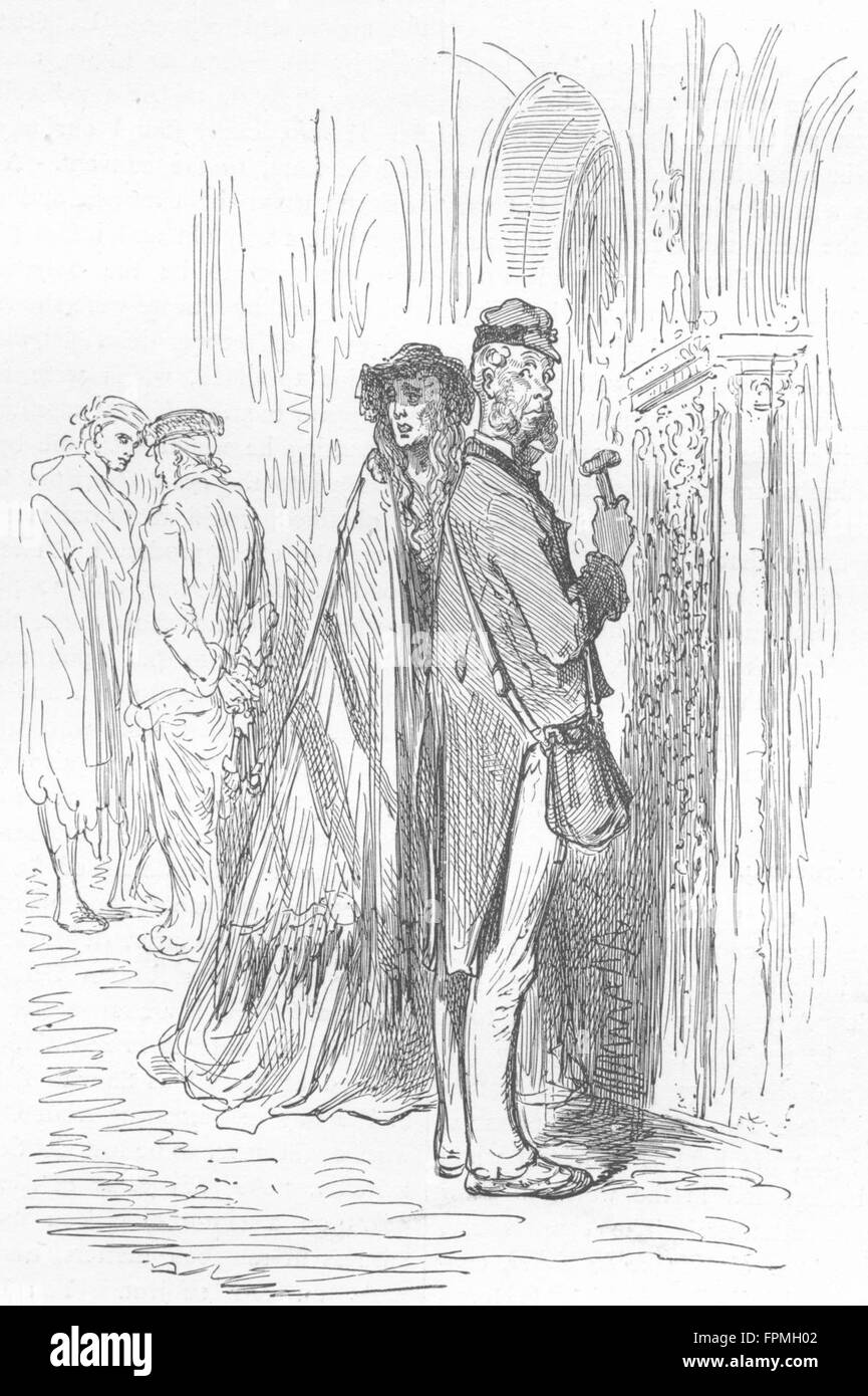 Spanien: Andalusien: Christen, Alhambra, antique print 1880 Stockfoto