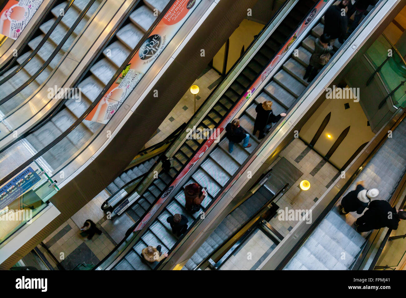 Shopping Center Les Quatre Temps, La Défense, Puteaux, Hauts-de-Seine, Frankreich Stockfoto