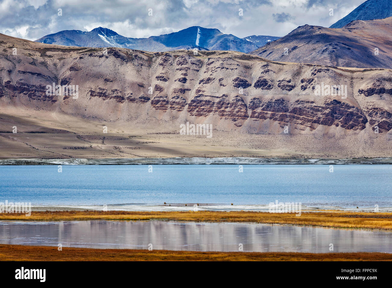 Berg-See-Tso Kar im Himalaya Stockfoto