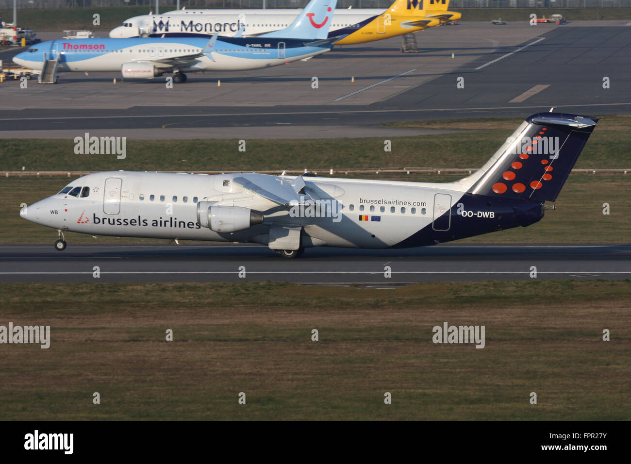 BRÜSSEL AIRLINES RJ AVRO Stockfoto