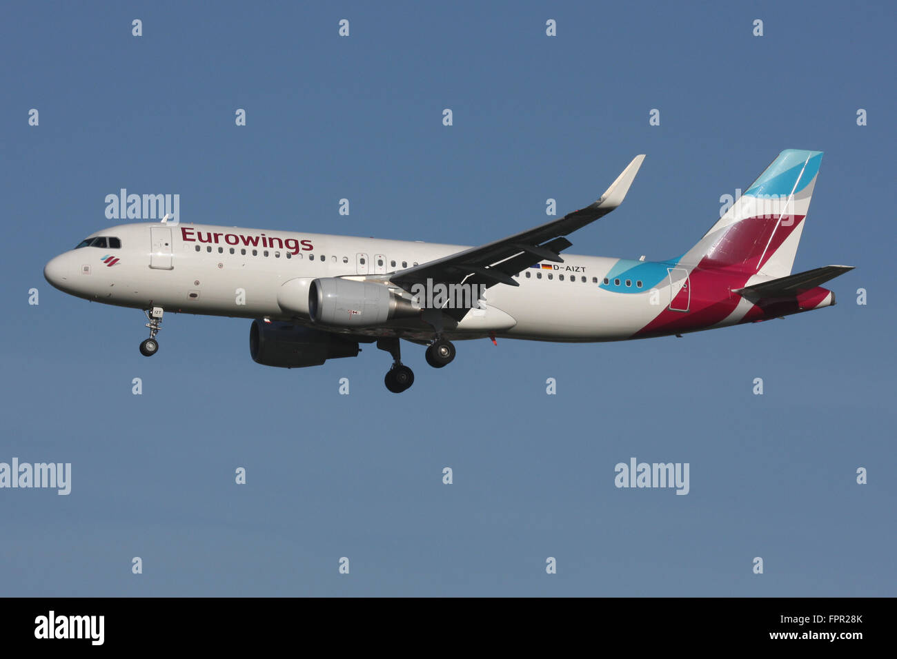 EUROWINGS A320 Stockfoto