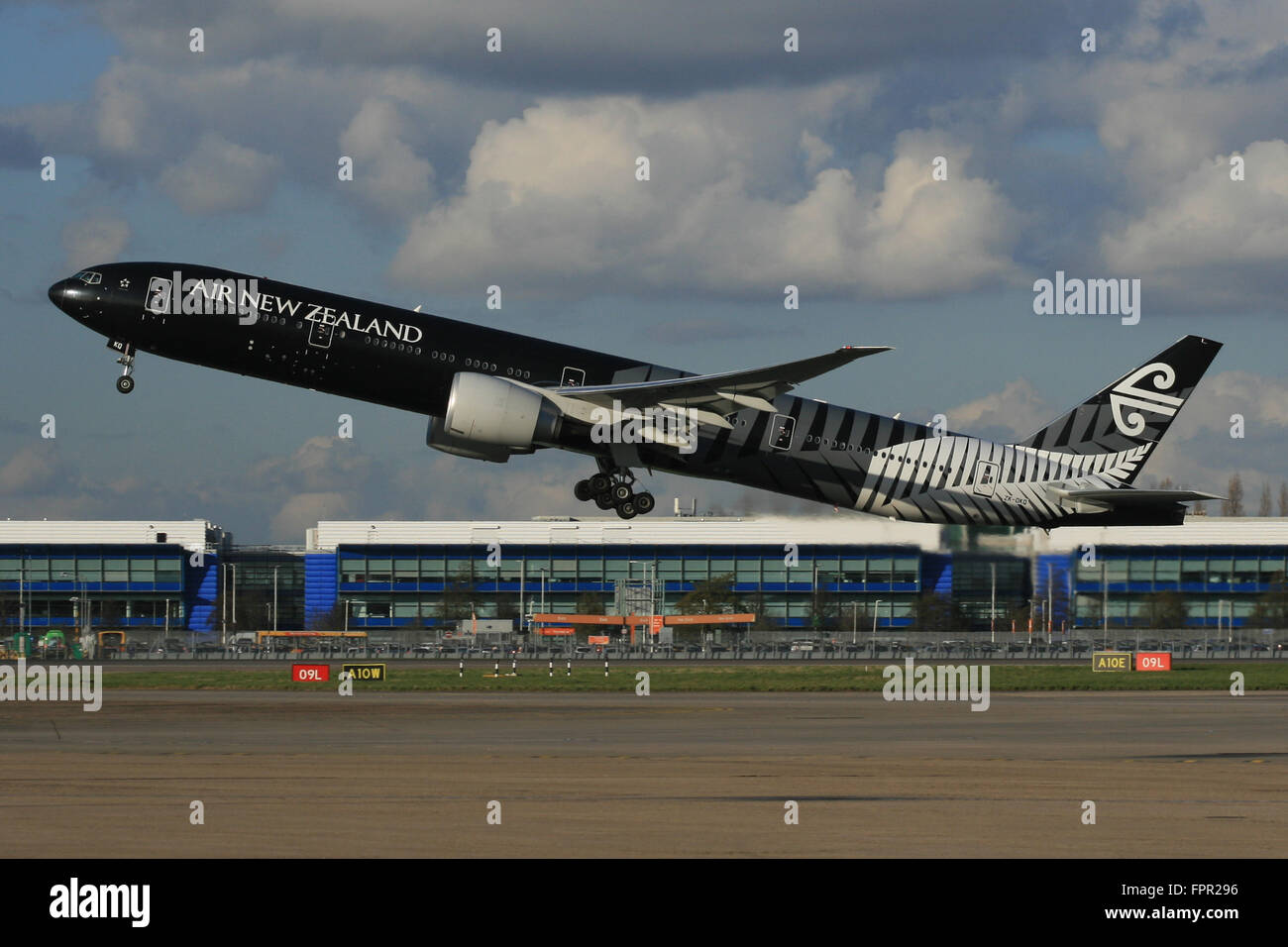 AIR NEW ZEALAND ALL BLACKS 777 300 Stockfoto