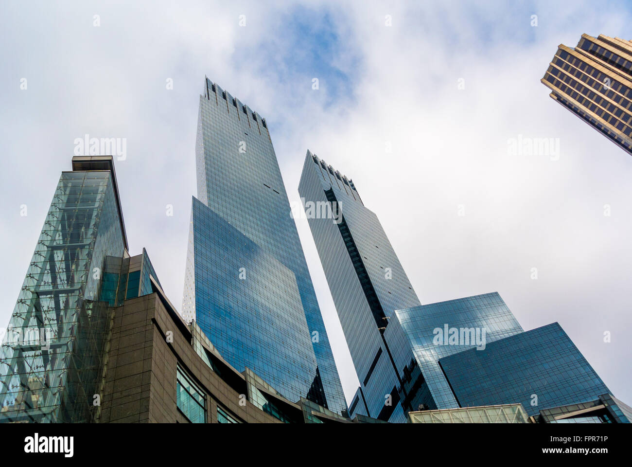 Time Warner Center am Columbus Circle, New York. Stockfoto