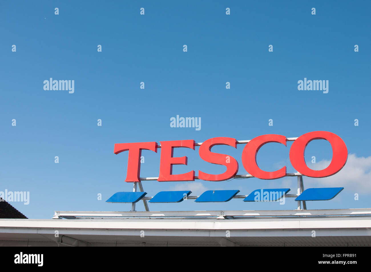 Tesco Extra-Verbrauchermarkt im Vereinigten Königreich Stockfoto