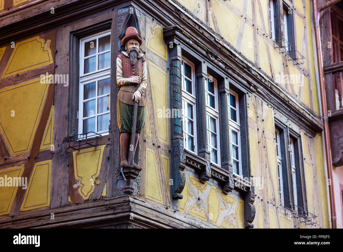 Haus Maison Pfister in Colmar, Elsass, Frankreich Stockfoto