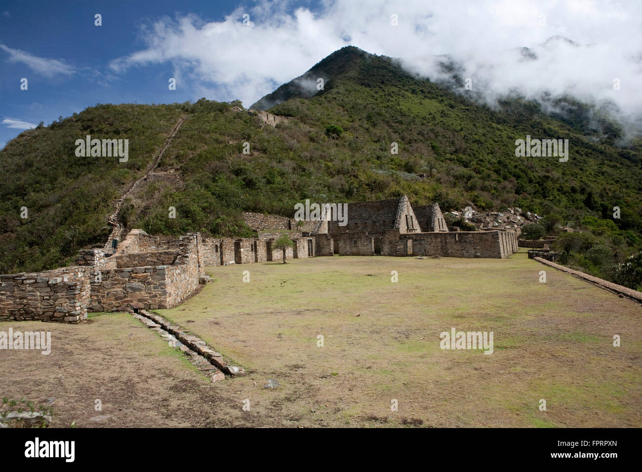 Geographie/Reisen, Amerika, Südamerika, Peru, Apurimac, Inca Stadt von Choquequirao; Inca-Denkmal, errichtet von Topa Inca in t Stockfoto