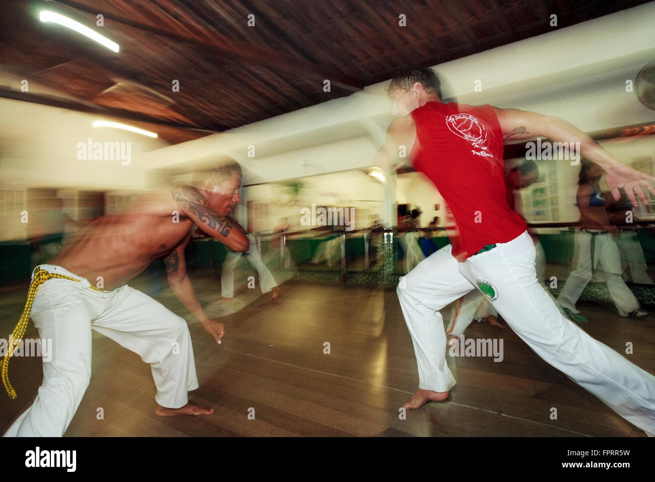 Capoeira in Brasilien Stockfoto