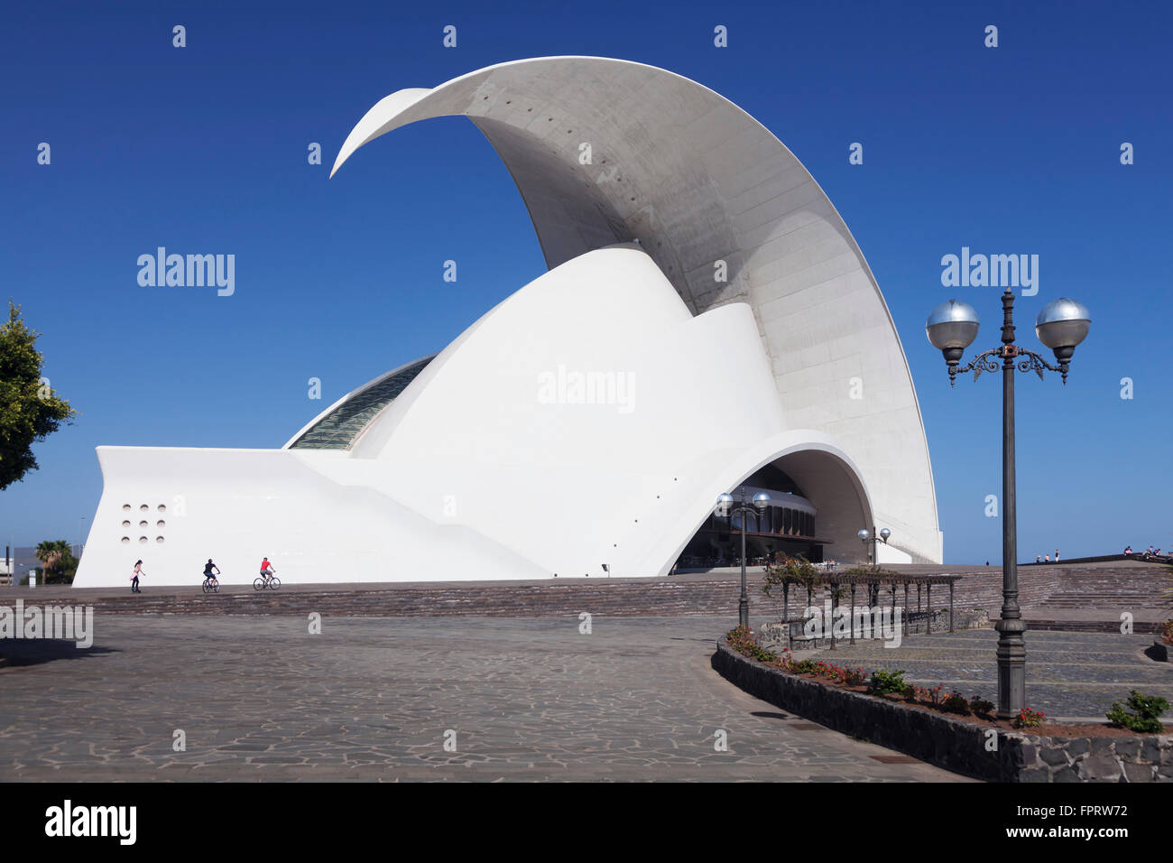 Auditorium von Santiago Calatrava, Kongress- und Concert Hall, Insel Santa Cruz, Teneriffa, Kanarische Inseln, Spanien Stockfoto