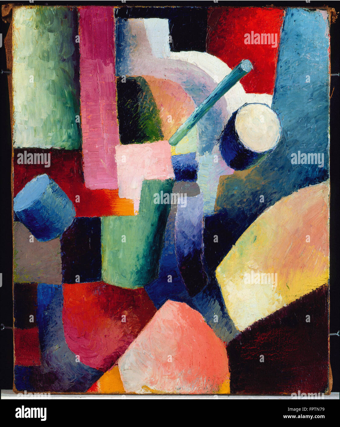August Macke - farbige Komposition der Formen - 1914 Stockfoto