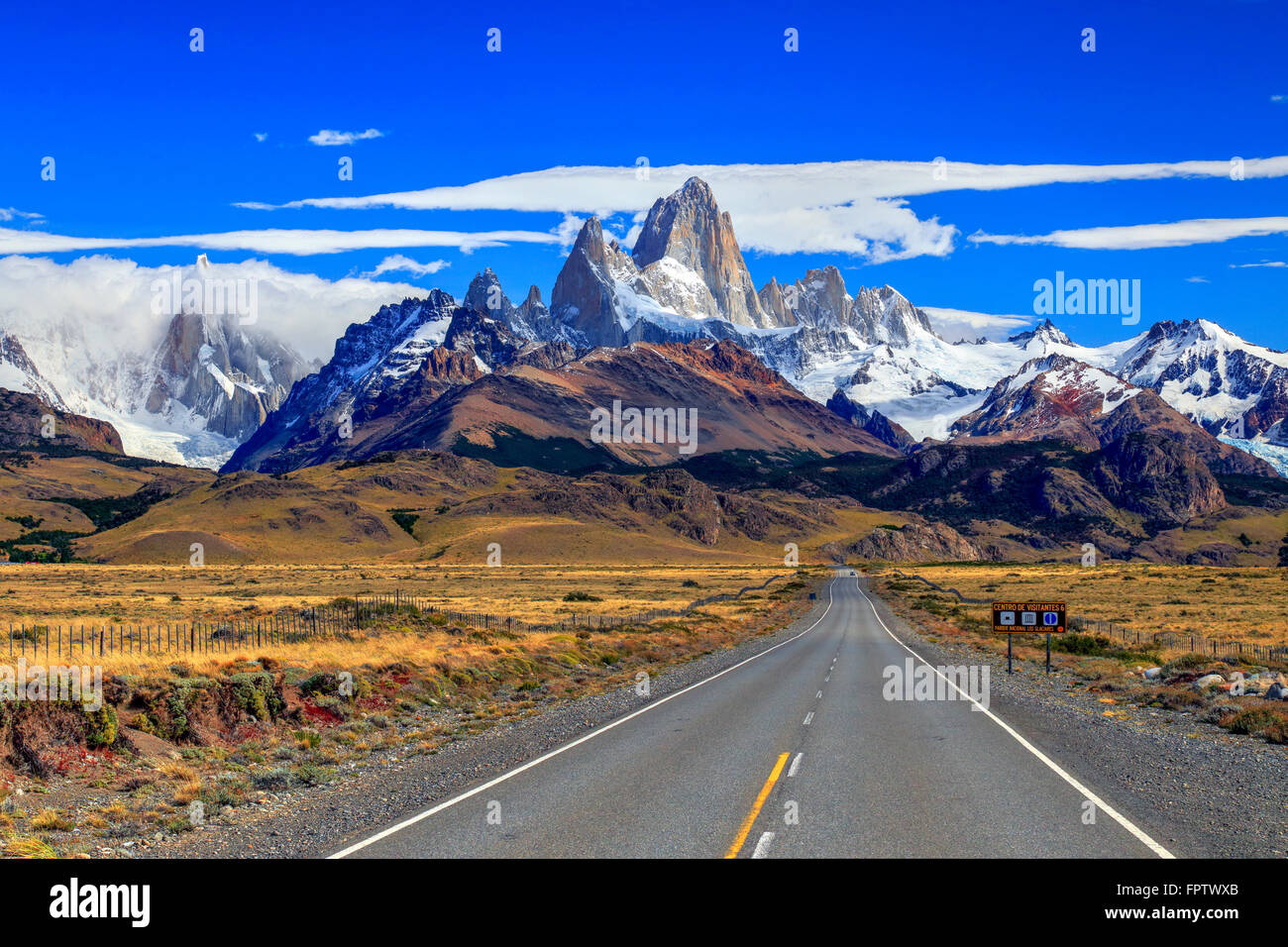 El Chalten, Santa Cruz, Patagonien Argentinien Stockfoto