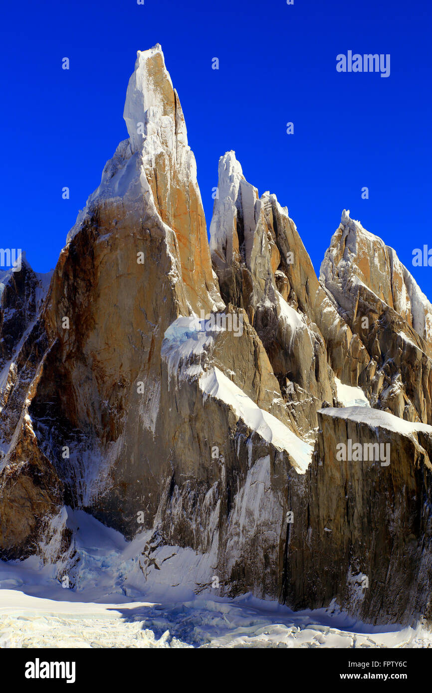 Cerro Torre, El Chalten, Santa Cruz, Argentinien Stockfoto