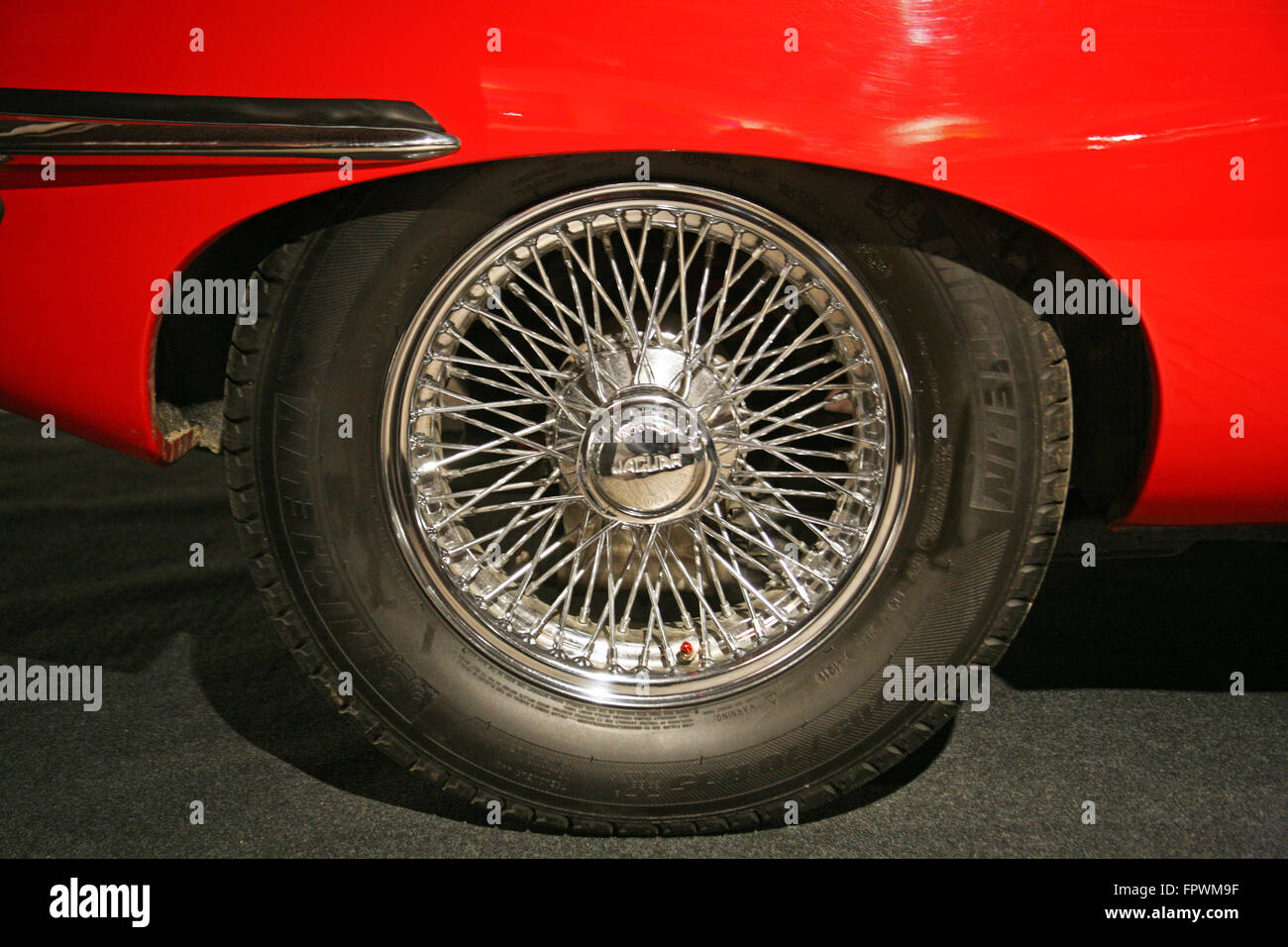 Jaguar E Typ Ser 2, 1969., Rad, Expo Tech Museum Zagreb, 2016. Stockfoto