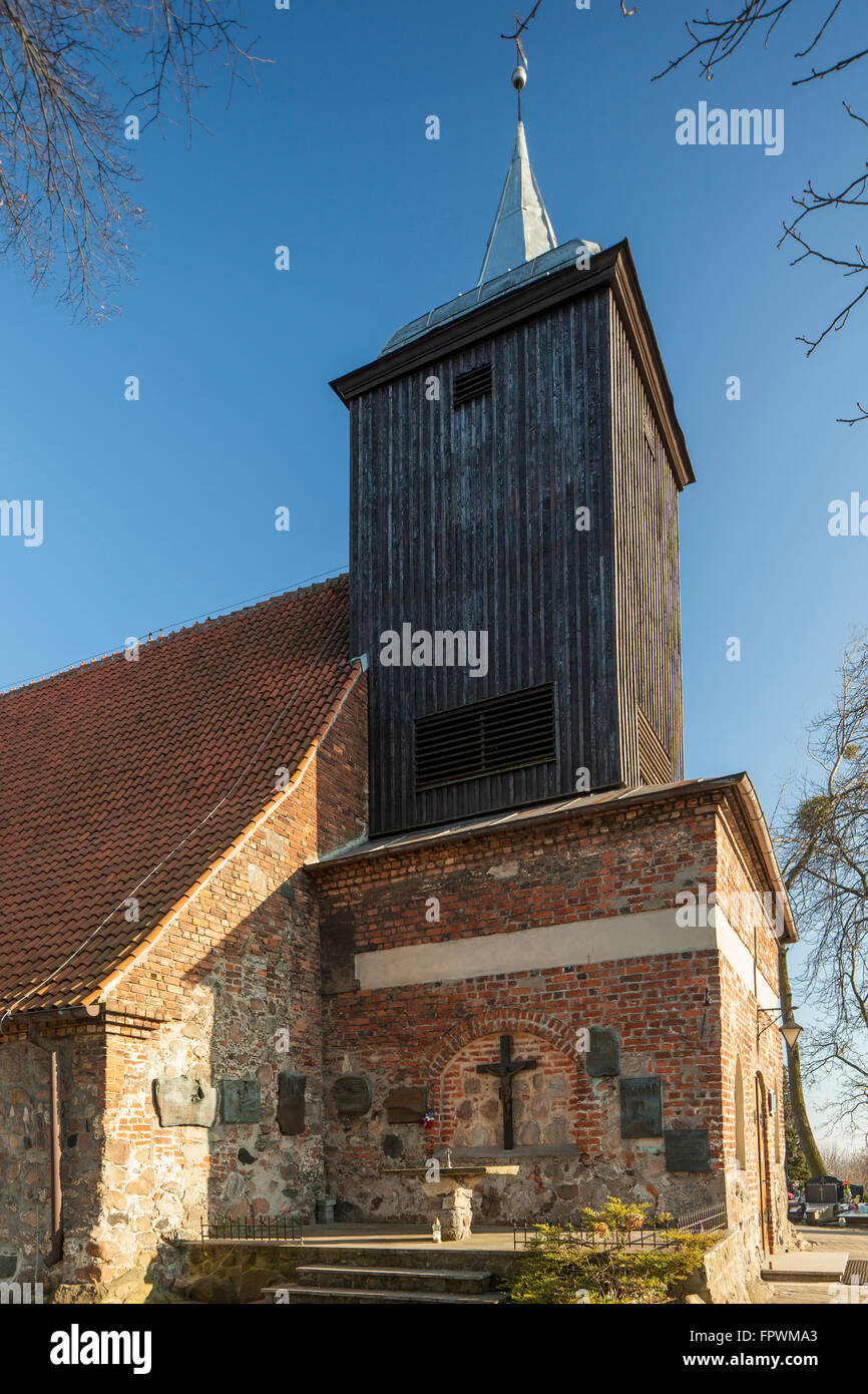 Kirche St. Michael Archangel Oksywie, Gdynia, Polen. Stockfoto