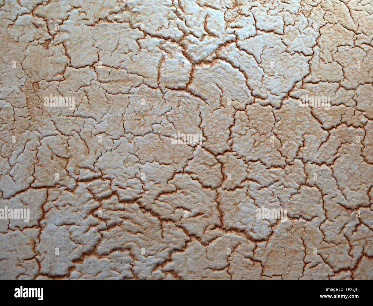 Rohe bräunlich geäderten konkrete Panel-Hintergrund oder Textur Stockfoto