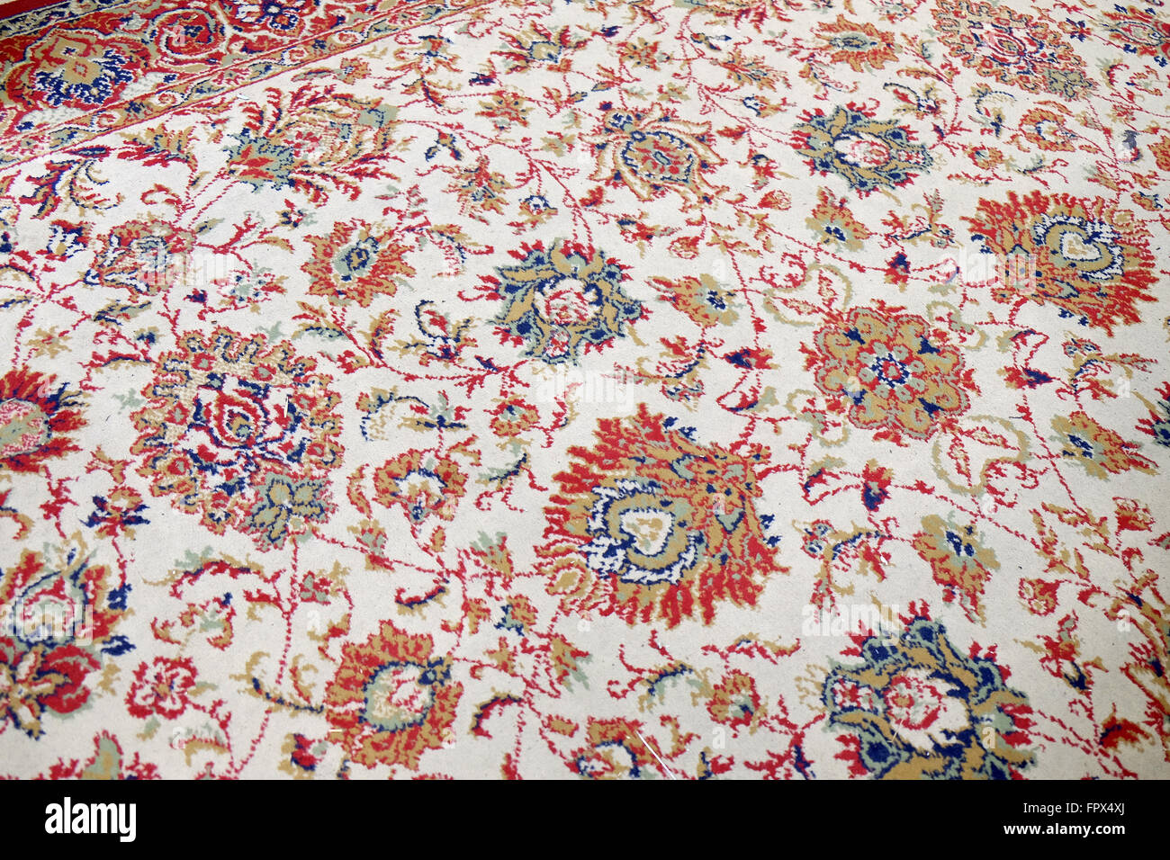 Handgefertigtes gewebten Teppich, orientalische Handwerk Stockfoto