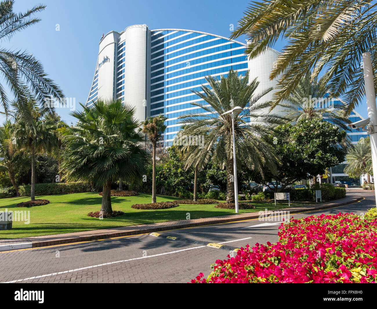 Jumeirah Beach Hotel in Dubai, Vereinigte Arabische Emirate Stockfoto