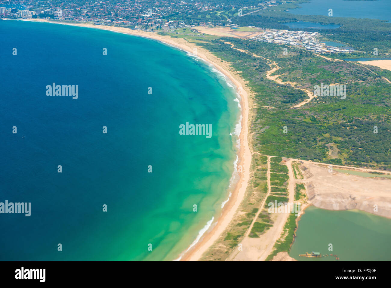 Australiens Küste Stockfoto