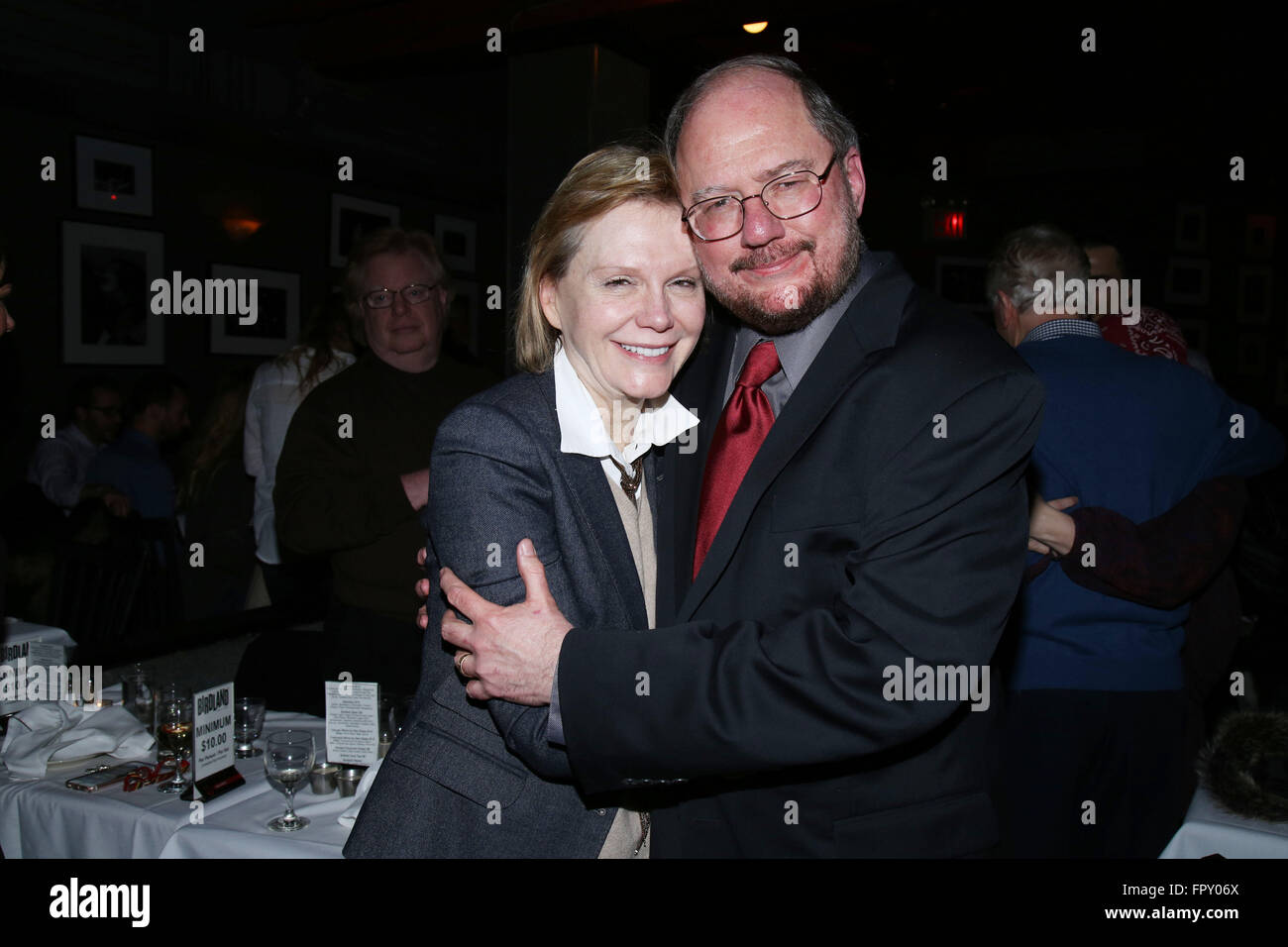 Der verrückte Professor, der letzte Marvin Hamlisch Musical, Konzertversion statt im Birdland Jazz Club.  Mitwirkende: Terre Blair Hamlisch, Rupert Holmes wo: New York, New York, Vereinigte Staaten von Amerika bei: 16. Februar 2016 Stockfoto