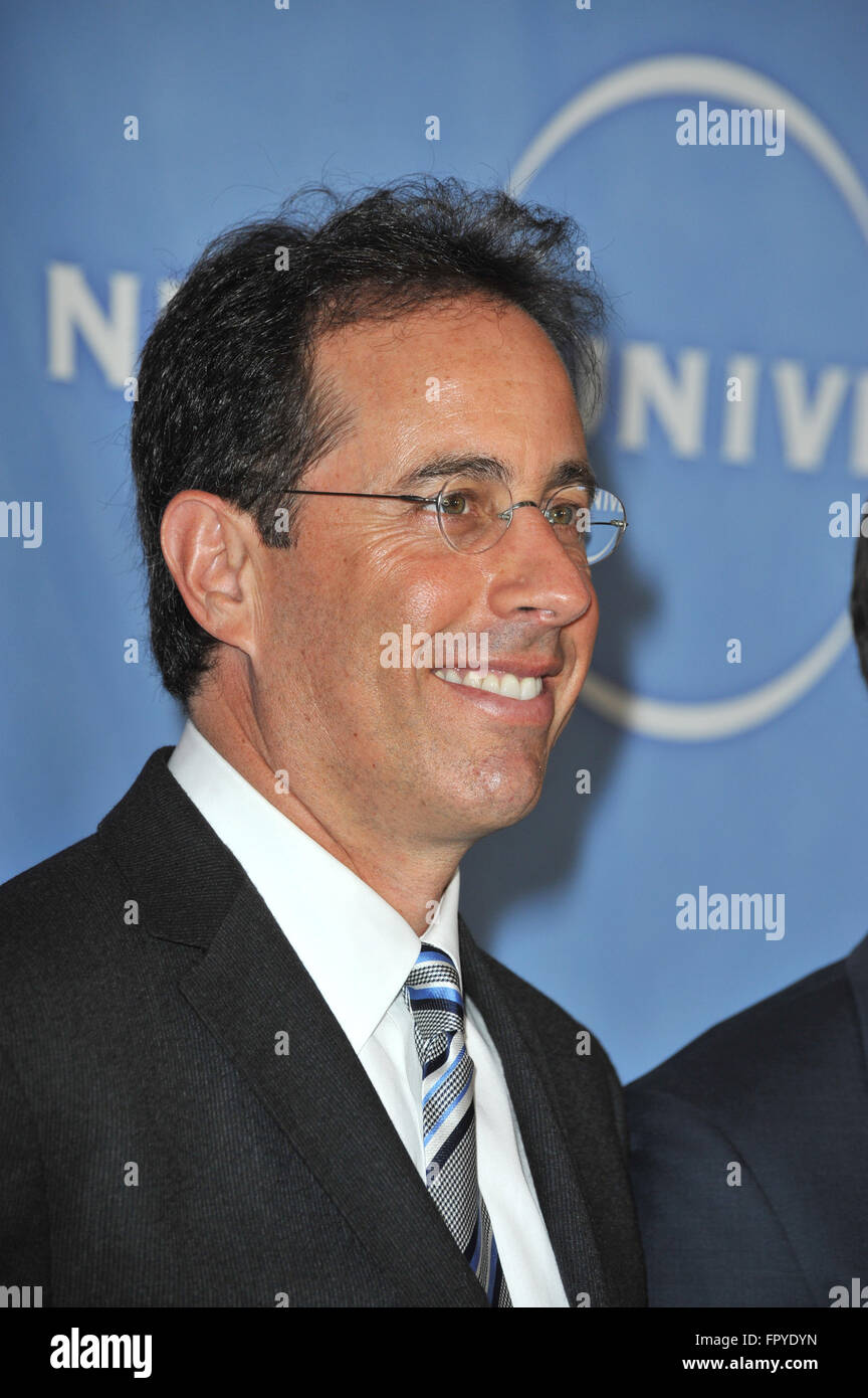 PASADENA, CA - 10. Januar 2010: Jerry Seinfeld bei NBC Universal Press Tour Winter 2010-cocktail-Party im Hotel Langham Huntington, Pasadena. Stockfoto