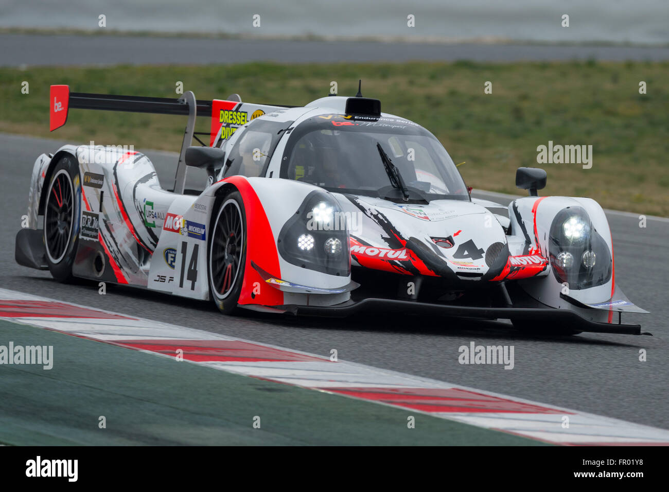 Montmelo, Spanien. 19. März 2016. Treiber Javier Ibran. Endurance gt V de V Endurance Serie. Montmelo, Spanien. 19. März 2016 Credit: Miguel Aguirre Sánchez/Alamy Live-Nachrichten Stockfoto