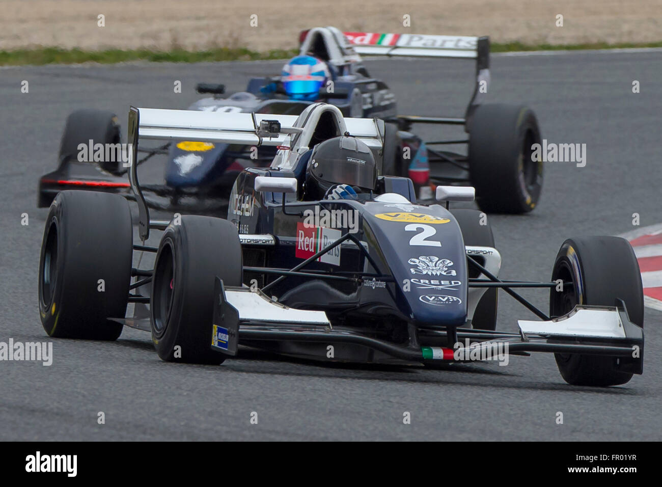 Montmelo, Spanien. 19. März 2016. Treiber Erwin Creed. Herausforderung-Formel. V de V Endurance Serie. Montmelo, Spanien. 19. März 2016 Credit: Miguel Aguirre Sánchez/Alamy Live-Nachrichten Stockfoto