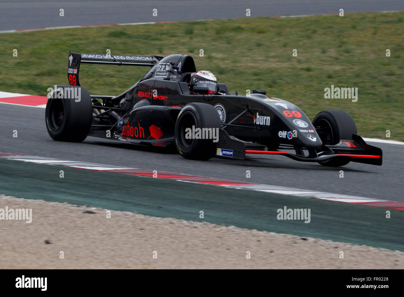 Montmelo, Spanien. 19. März 2016. Treiber Carlesi Sorasio. Herausforderung-Formel. V de V Endurance Serie. Montmelo, Spanien. 19. März 2016 Credit: Miguel Aguirre Sánchez/Alamy Live-Nachrichten Stockfoto