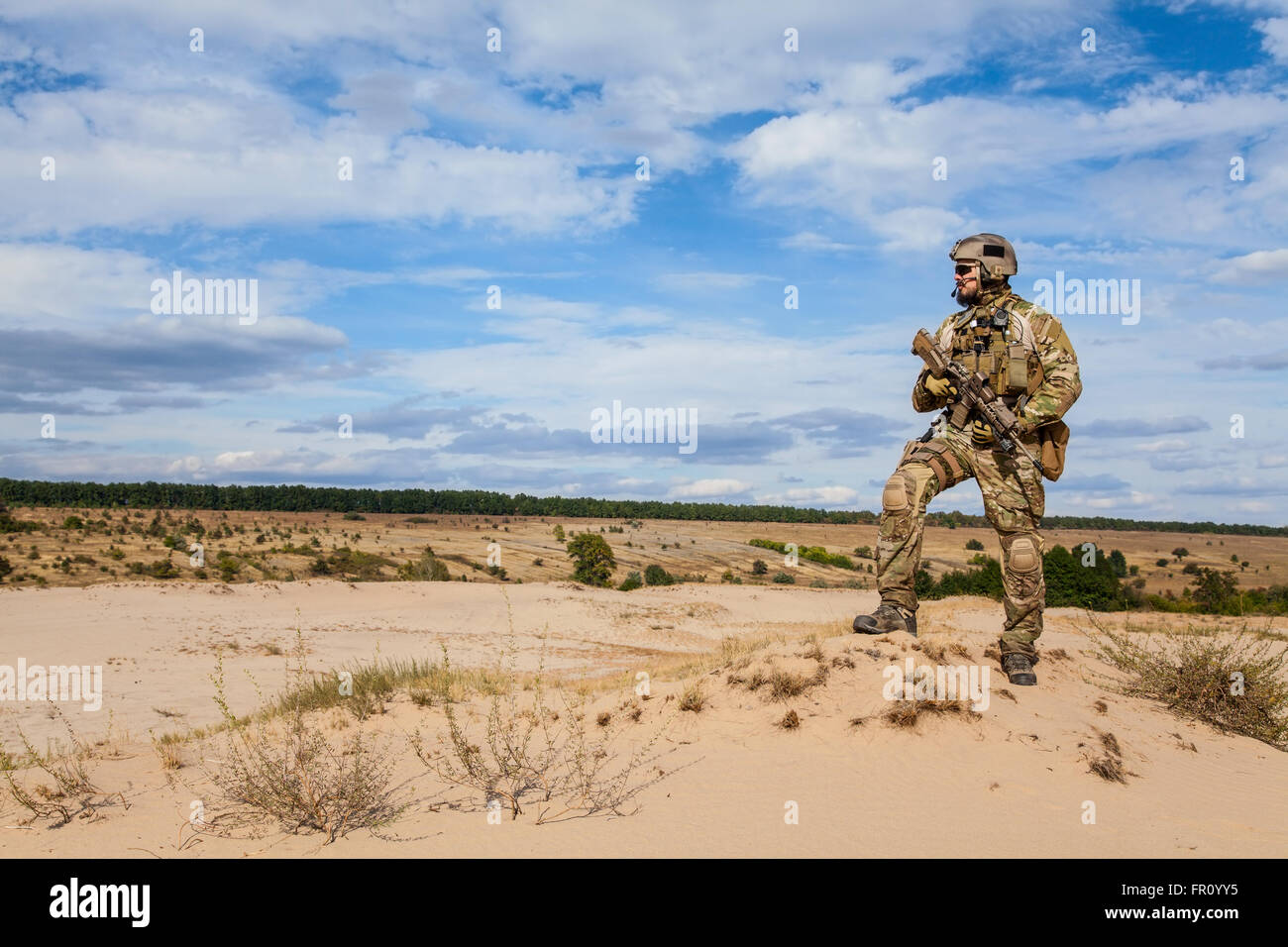 Soldat der US Army Special Forces Group Stockfoto